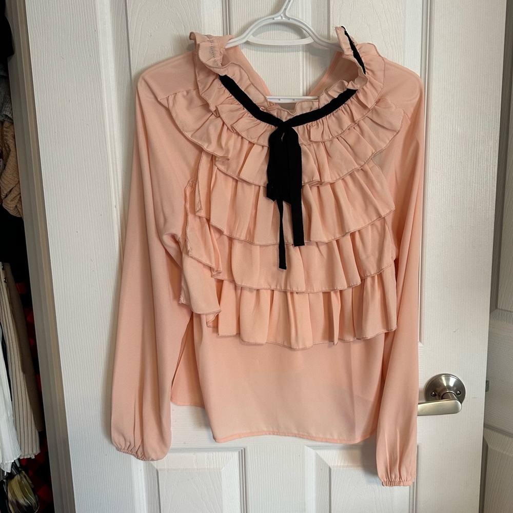 Fashion Nova Right Now Ruffle Top